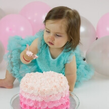 Abigial Cake Smash 1st Birthday-28